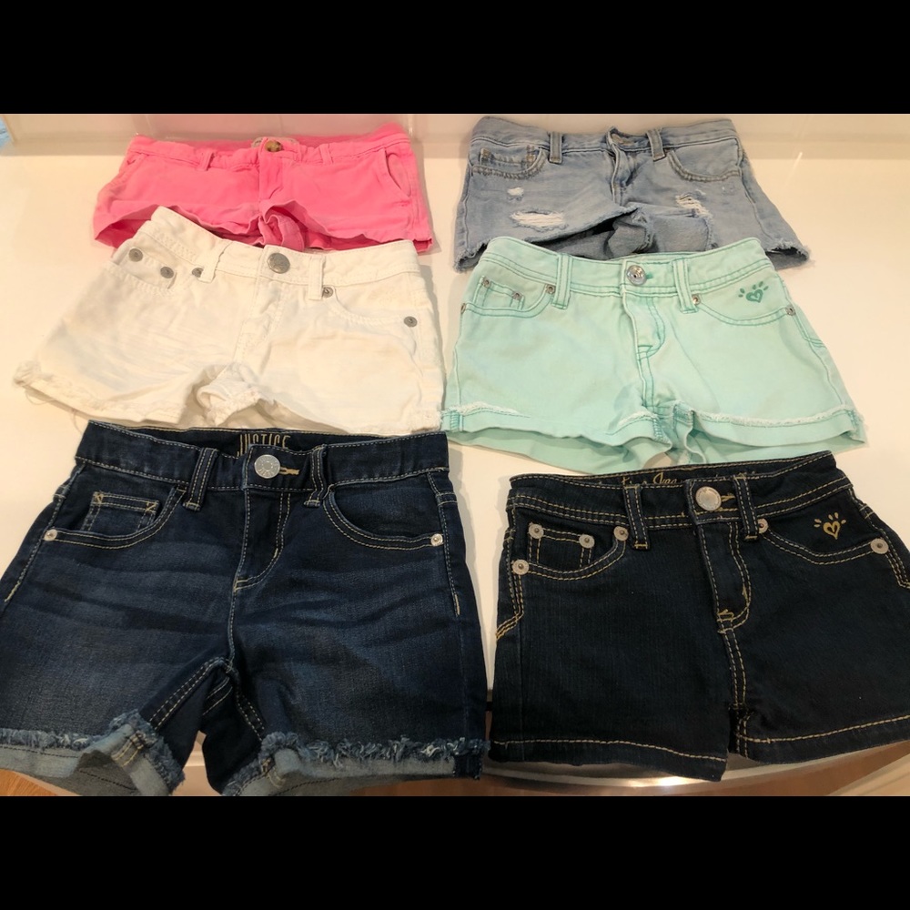 Girl jean short lot